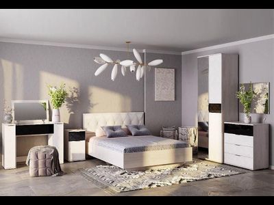 Спальный гарнитур Кимберли вариант 1 (Мебелони)