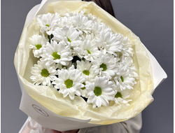 Букет из кустовых хризантем "Луч света"