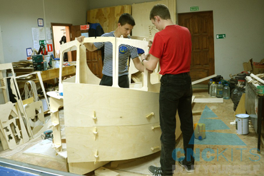 Постройка мини-буксира Фото 39