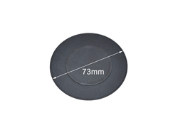 Крышка средней горелки HANSA (Somipress) матовая плоская, d-73мм, (8045004)
