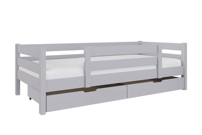 Кровать "Глория" антрацит с ящиками (Бравомебель)