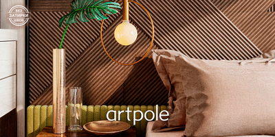 Гипсовая панель FIELDS platinum артикул D-0008-pl