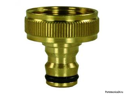 Штуцер (ниппель для водопроводного шланга 1внут), латунь