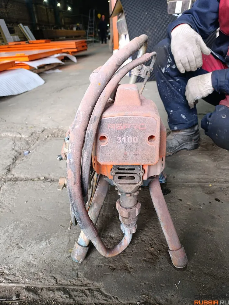 Аспро-3100 - окрасочный аппарат после тяжёлой работы