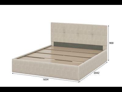 Кровать двойная №4 (1,6*2,0 мягкая) (СВ)