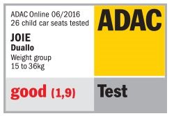 Краш тесты ADAC: Joie Duallo Isofix  