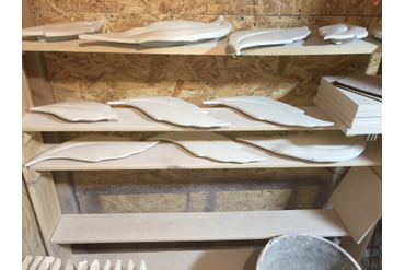 Световые элементы "Листья" в сушке