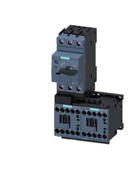 3RA2210-0BA15-2AP0 БЕСПРЕДОХРАНИТЕЛЬНАЯ РЕВЕРСИВНАЯ ФИДЕРНАЯ СБОРКА, AC 400V, ТИПОРАЗМЕР S00, 0.14.. .0.2A, AC 230V ВИНТОВЫЕ КЛЕММЫ, ДЛЯ МОНТАЖА НА DIN-РЕЙКУ, ТИП КООРДИНАЦИИ 2, IQ = 50KA