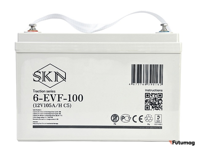 Тяговый аккумулятор SKN 6-EVF-100 (12V105A/H C5)