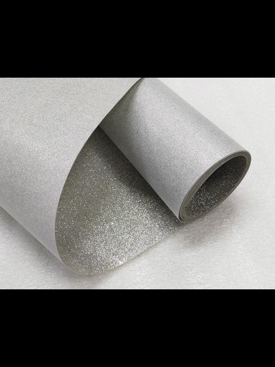 Термопленка "SEF" серия FLEXCUT GLITTER 02 SILVER, 350 мкм