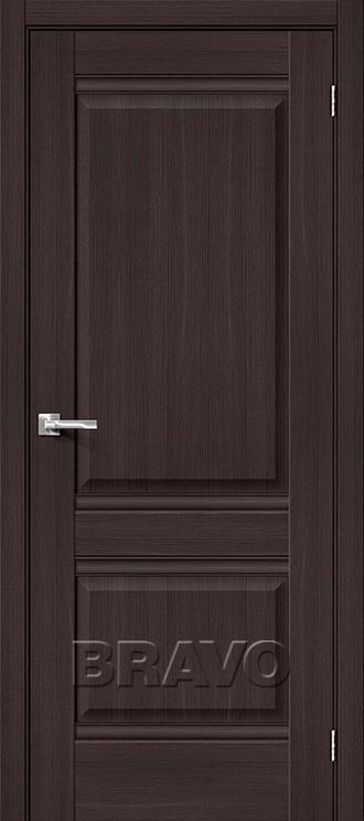 Межкомнатная дверь с экошпоном Прима-2 Wenge Veralinga
