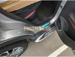 Пороги OEM Style для Geely Coolray 2019-