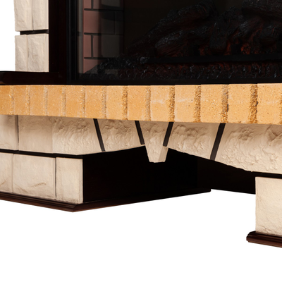 Угловой электрокамин Stone