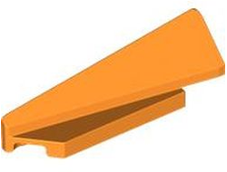 Wedge 5 x 1 x 1 1/3 with 4 x 1 Base Left, Orange (3388 / 6424676)