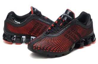 Кроссовки Adidas porsche design Run Bounce черно-красные