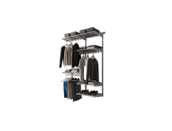 Гардеробная система ПРАКТИК Home Optima G120 графит