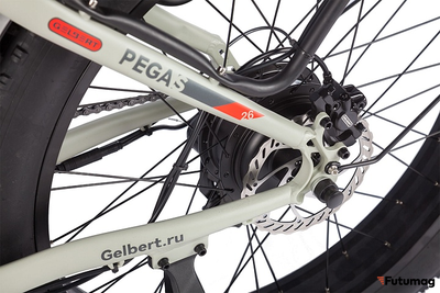 Электровелосипед Gelbert Pegas 3 DUAL PRO черный