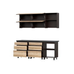 Кухня Берген (2,0) дуб делано/венге