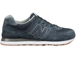 New Balance 574 Retro Metallic Patch Blue