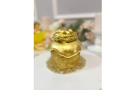 Кулич с начинкой "Дубайский шоколад"