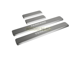 Накладки на пороги для Nissan Terrano 2014-