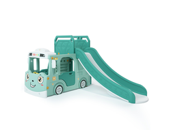 Горка + игровая зона "Автомобиль" PS-049-М ментол купить в Воронеже