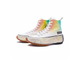 Converse Run Star Hike High Top Rainbow белые