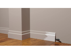 Напольный плинтус Decor-Dizayn DD703, для покраски, влагостойкий, ударопрочный, 2 метра