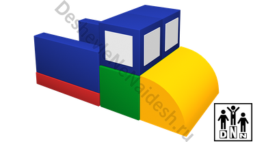 Мягкий игровой комплекс «Автобуксир»