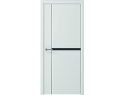 Дверь в квартиру Графика-2 винил белого цвета