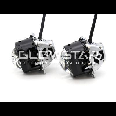 Билед модули Aozoom B-13 2024 (прямоугольные) 3.0 дюйма, 3 чипа, тройная линза, 2 кулера охлаждения, 5500K, 12V, 47W/79W, крепление 3R