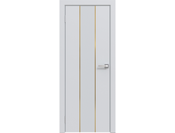 Дверь Межкомнатная - ЭМАЛЬ LINE 04 (Грей)