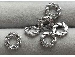 Бусина родий  2х9мм