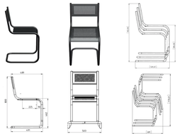 Стул перфорированный