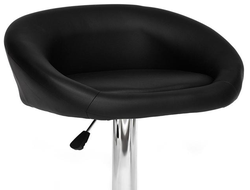 Барный стул FANCY ( mod.DC-2101 ) металл/экокожа, 55*43*81,5-102,5 см, черный/хром