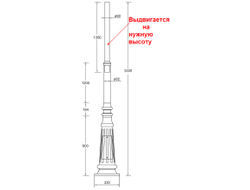 Парковый светильник серии  Bremen-2