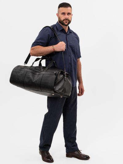 Кожаный портплед / дорожная сумка Milano Premium 
anthracite (арт. 4035-51)