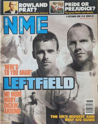 NME Magazine 11 September 1999 Leftfield Cover, Иностранные музыкальные журналы, Intpressshop