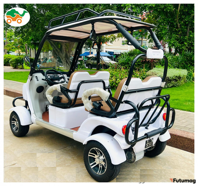 Гольфкар GreenCamel Сонора A40 New (4 seats 2500W 225/40-10' литые) белый