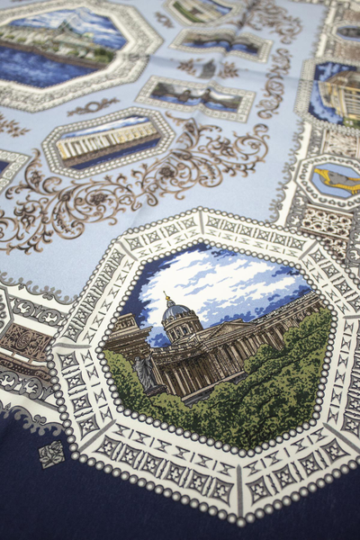 Павловопосадский платок  Санкт-Петербург 584-14