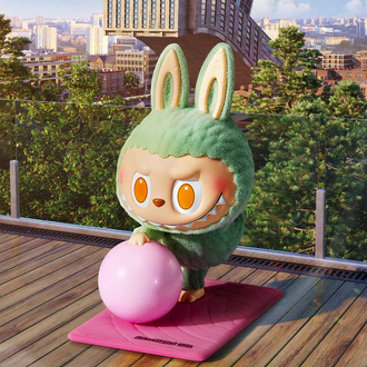 Pop Mart The Monsters Labubu Lazy Yoga Series Figures