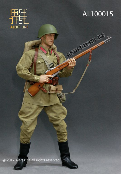 Шлем СШ-39 РККА 1/6 (AL100015) - ALERT LINE