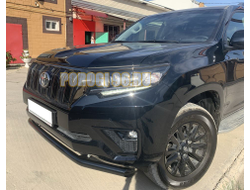 Защита переднего бампера с покрытием «раптор» d60 для Toyota Land Cruiser Prado 150 (2017-...)