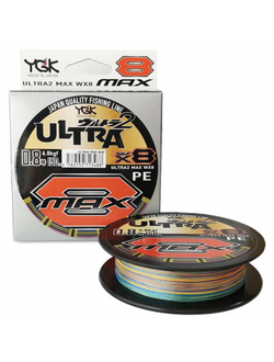 Шнур YGK X-Braid Ultra2 Max WX8 150м Multicolor