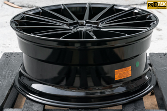 Комплект дисков R20 8,5J ET+35 5*114,3 Sporza Pentagon Черный глянец (J237)