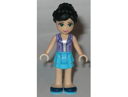 Friends Iva - Medium Azure Layered Skirt, Lavender Vest Top, n/a (frnd178)