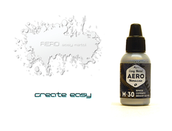 Pacific88: Краска акриловая Aero Easy Metal M-30 "Яркое серебро" (18 мл.)