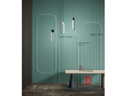 Угловой элемент DECOR-DIZAYN C4-DD634 к молдингу DD634, из дюрополимера, под покраску, 1шт