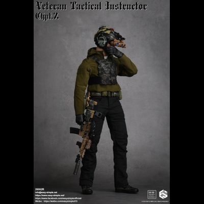 Ветеран-инструктор - Коллекционная ФИГУРКА 1/6 scale Veteran Tactical Instructor Chapter II (26062R) - Easy&amp;Simple