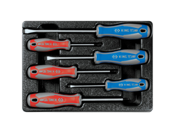 Набор отверток, ложемент, 6 предметов KING TONY 9-31106MR